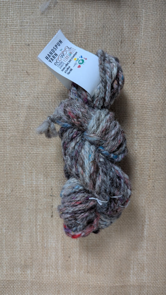 Super Bulky, 3 ply, mixed, 130 grams - Handspun Yarn