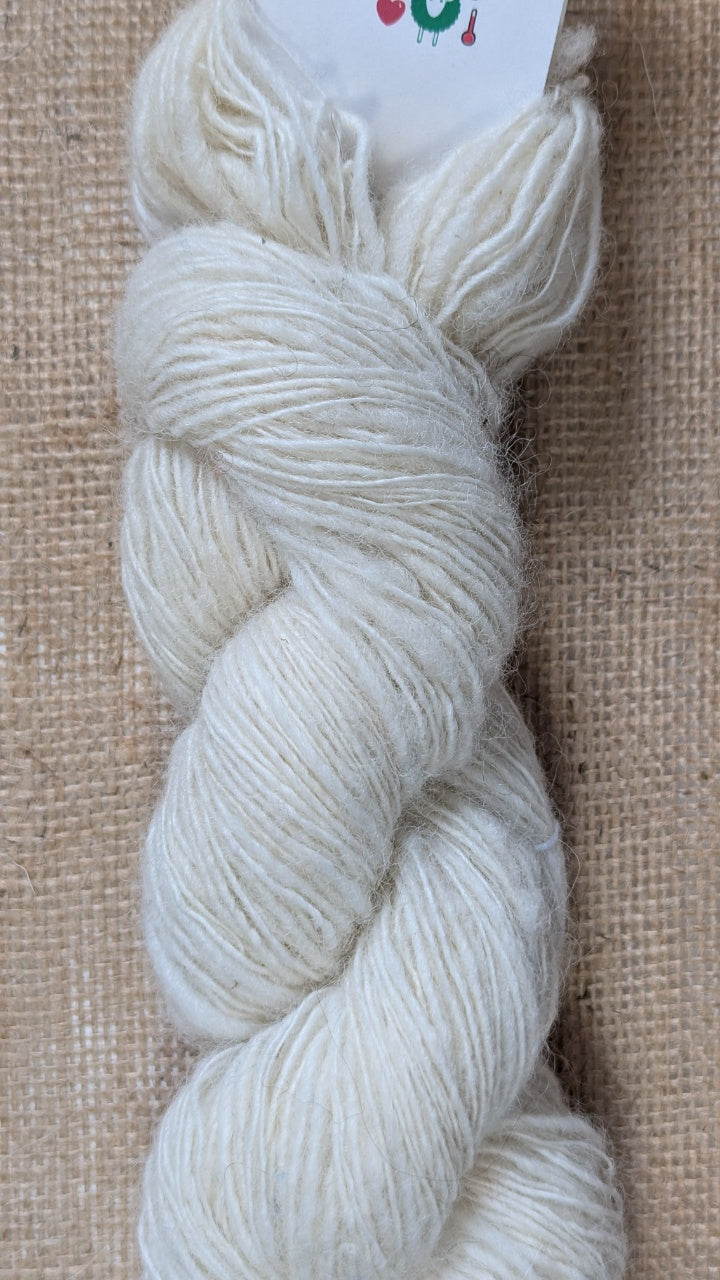 Lace-Fingering, 1 ply, mixed, 170 grams - Handspun Yarn
