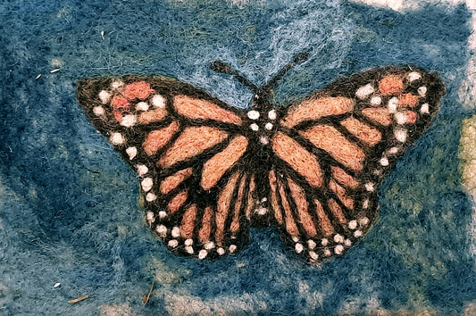 Needle Felting Kit- Monarch Butterfly