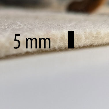 Felt-5mm felt- White EcoWool Canada