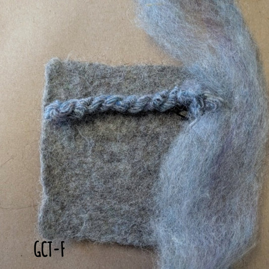 Blue toned roving for felting, hand spinning and weaving