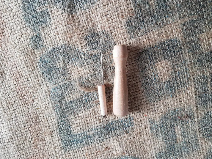 single needle holder felting wood ergonomic