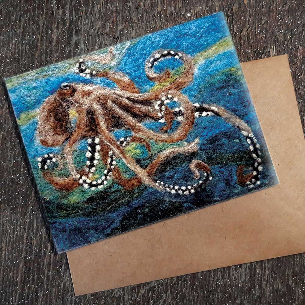 Wildflower Seed Greeting Card - Octopodia