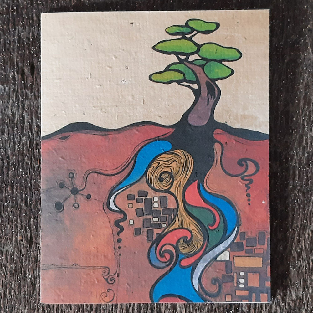 wildflower seed card farm artwork mycelium gardening