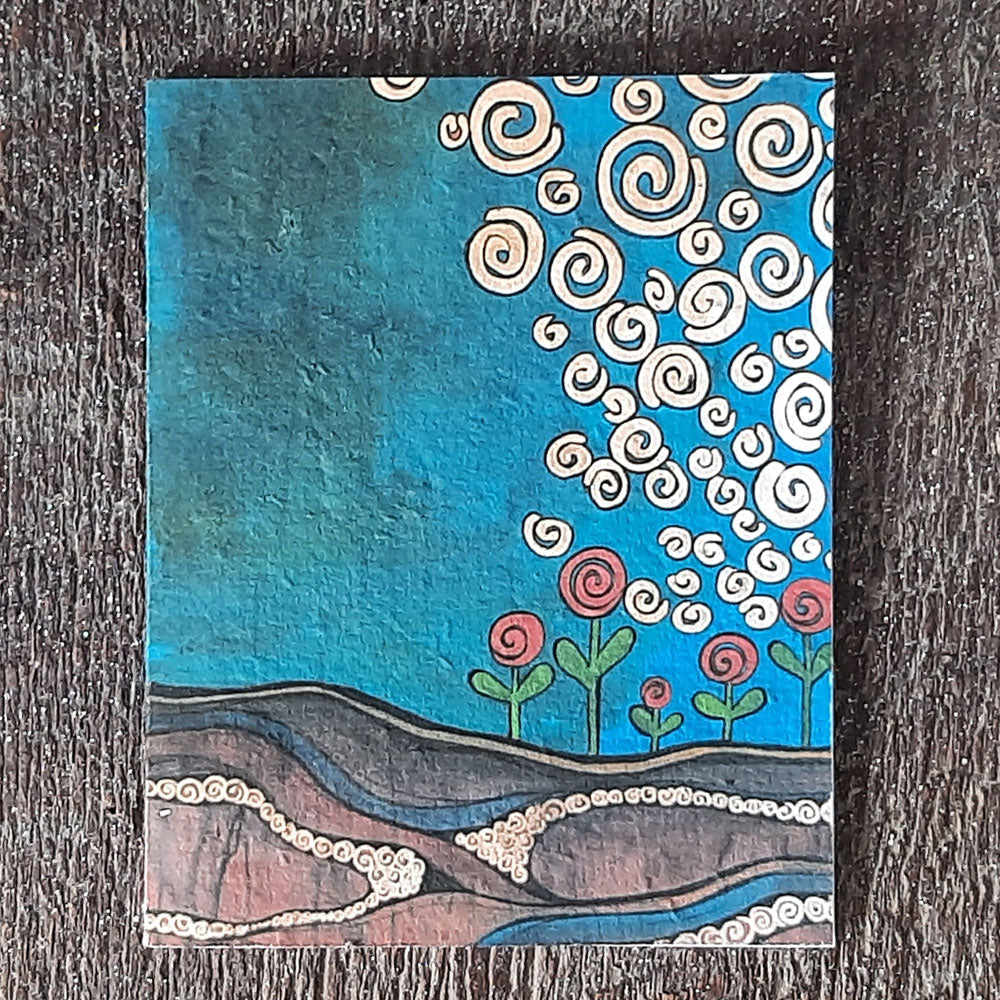 wildflower seed card farm artwork mycelium gardening