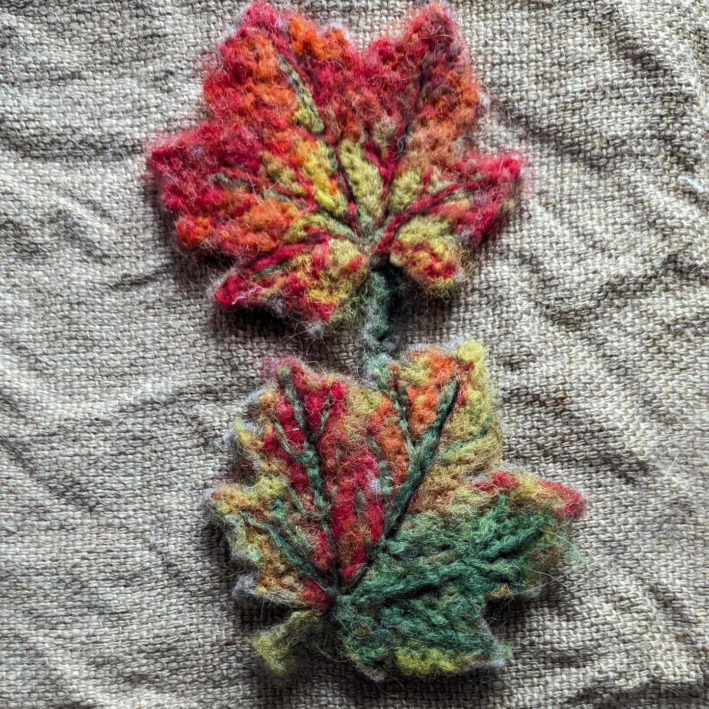 Needle Felting Kit- Autumn Leaves