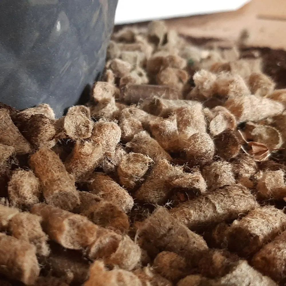 Wool Fertilizer Pellets close up