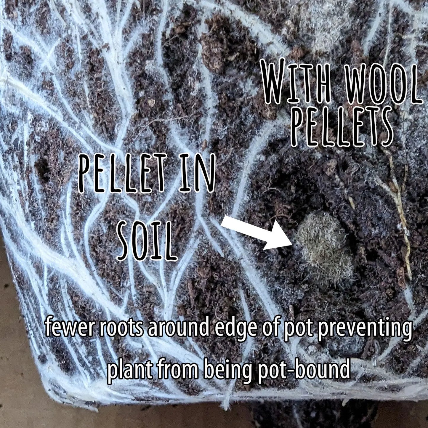 Wool Garden Pellets 2 kg - natural garden enrichment