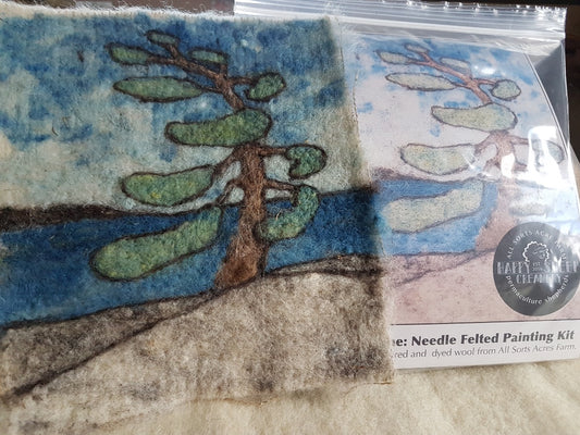 Needle Felting Kit- Georgian Bay Lone Pine