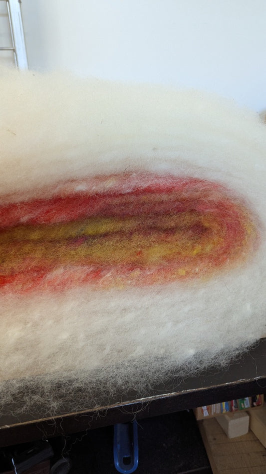 COMING SOON! Wool Batt Dyed Colours- for spinning, felting