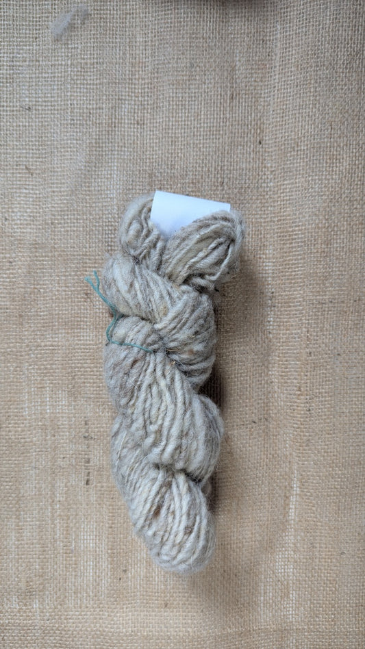 Aran, 1 ply, mixed, 84 grams - Handspun Yarn