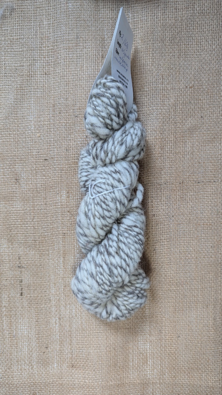 Aran, 2 ply, mixed, 60 grams - Handspun Yarn