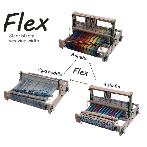 Lojan Flex loom conversion kit - rigid heddle to shaft loom