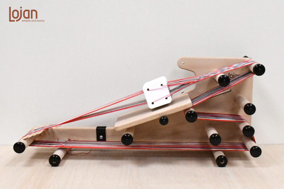 Lojan Inkle Loom side view with board