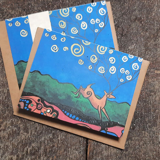 Wildflower Seed Greeting Card - Animus: Spirit of the Deer