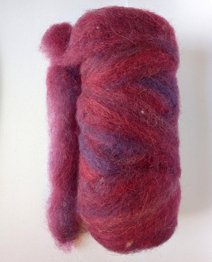 Japanese Maple- Red, Orange, Purple Roving