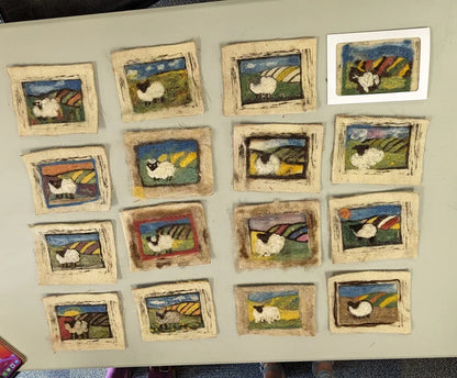 July 17: 2024-Introduction to Needle Felting- Needle Felted Greeting Card EcoWool Canada